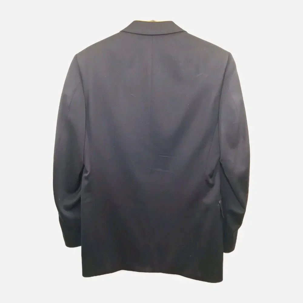 Emilio Yuste Men's 2 Piece Suit 38R 100% Wool Spain Pleated Pants $825 Retail